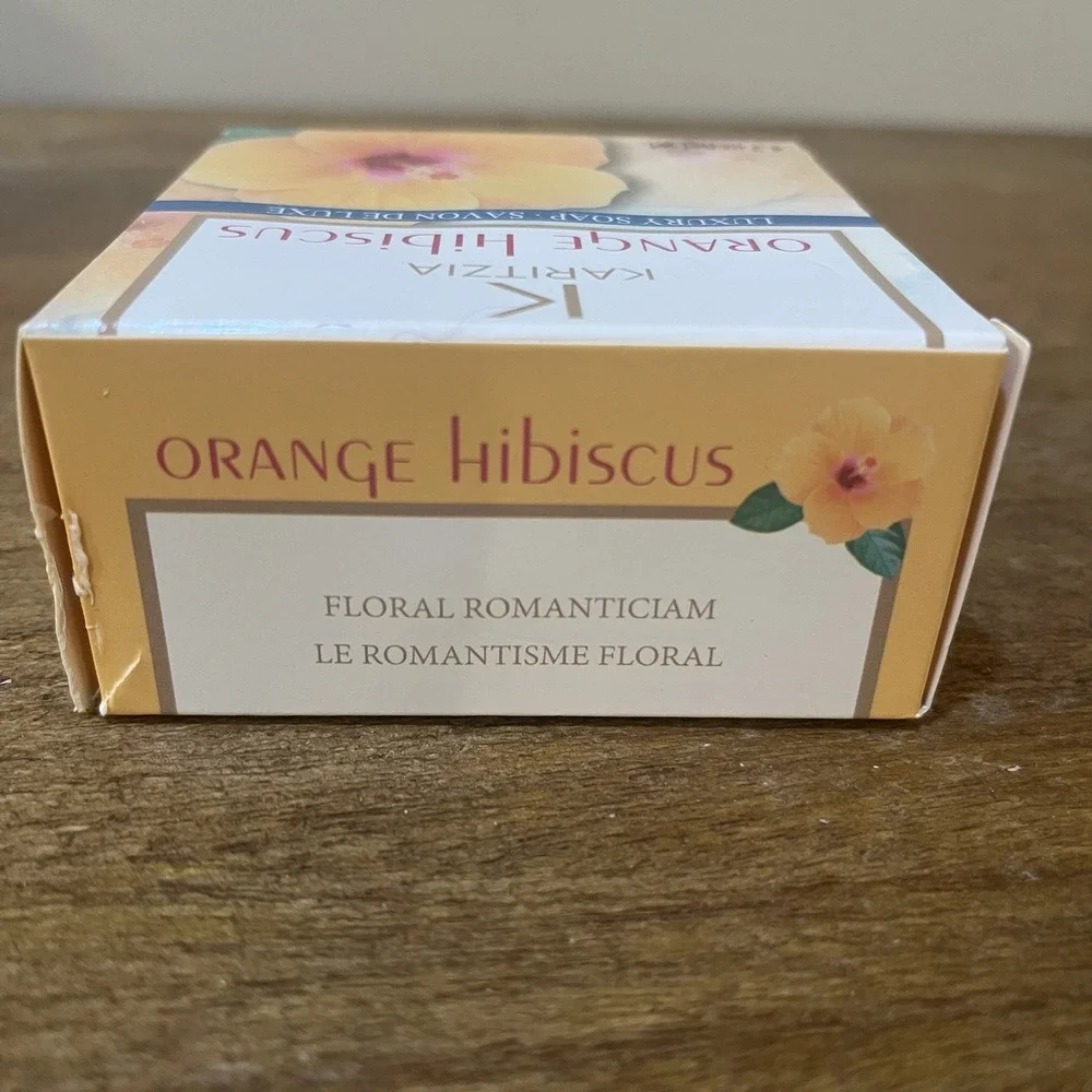Lot‎ of 3 Bath Soaps Pears Transparent Karitzia Orange Hibiscus Tuscan Lemon